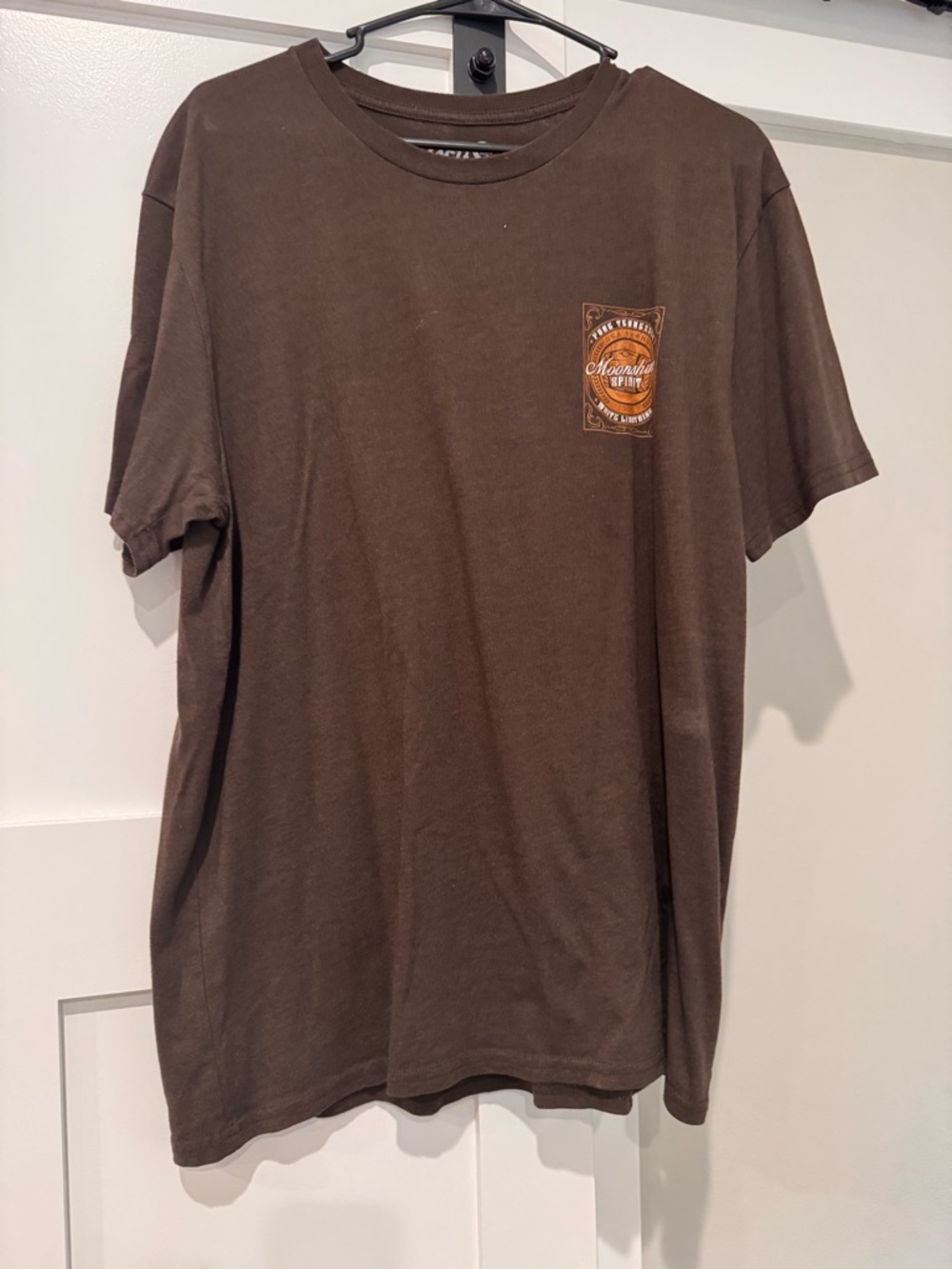 Men's Brown Moonshine Spirit Graphic Tee